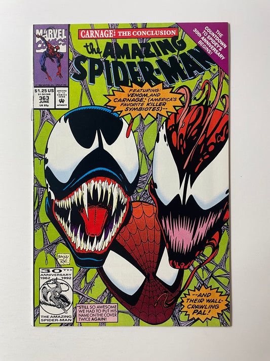 Amazing Spider-Man 363 (Marvel 1992) Classic Cover, 3rd Carnage