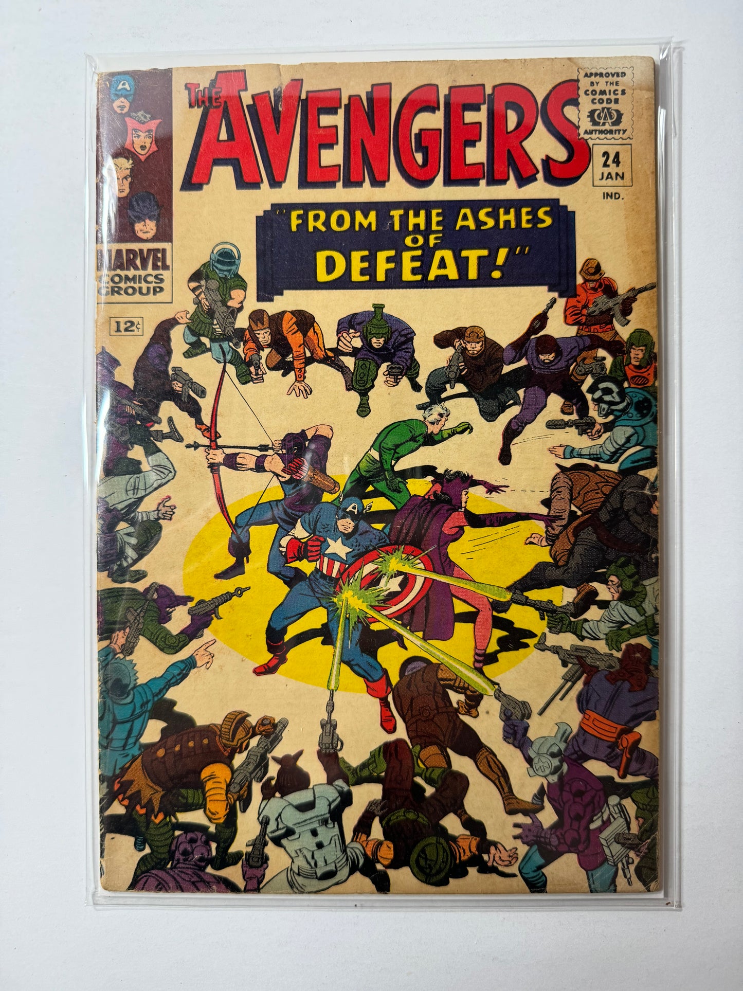 Avengers 24 (Marvel 1966) Kang Appearance, Silver Age