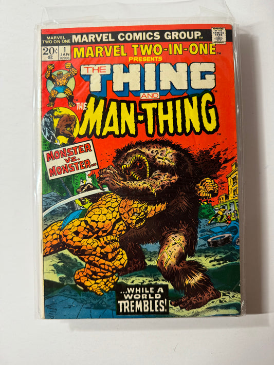 Marvel Two in One 1 (Marvel 1973) Thing and Man-Thing