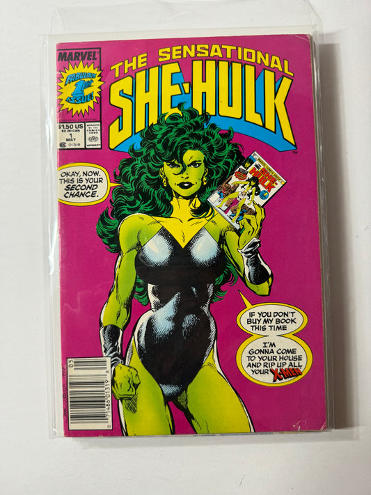 Sensational She Hulk 1 (Marvel 1989) John Byrne, Newsstand