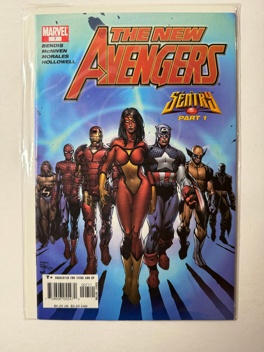 New Avengers 7 (Marvel 2005) 1st Appearance of Illuminati