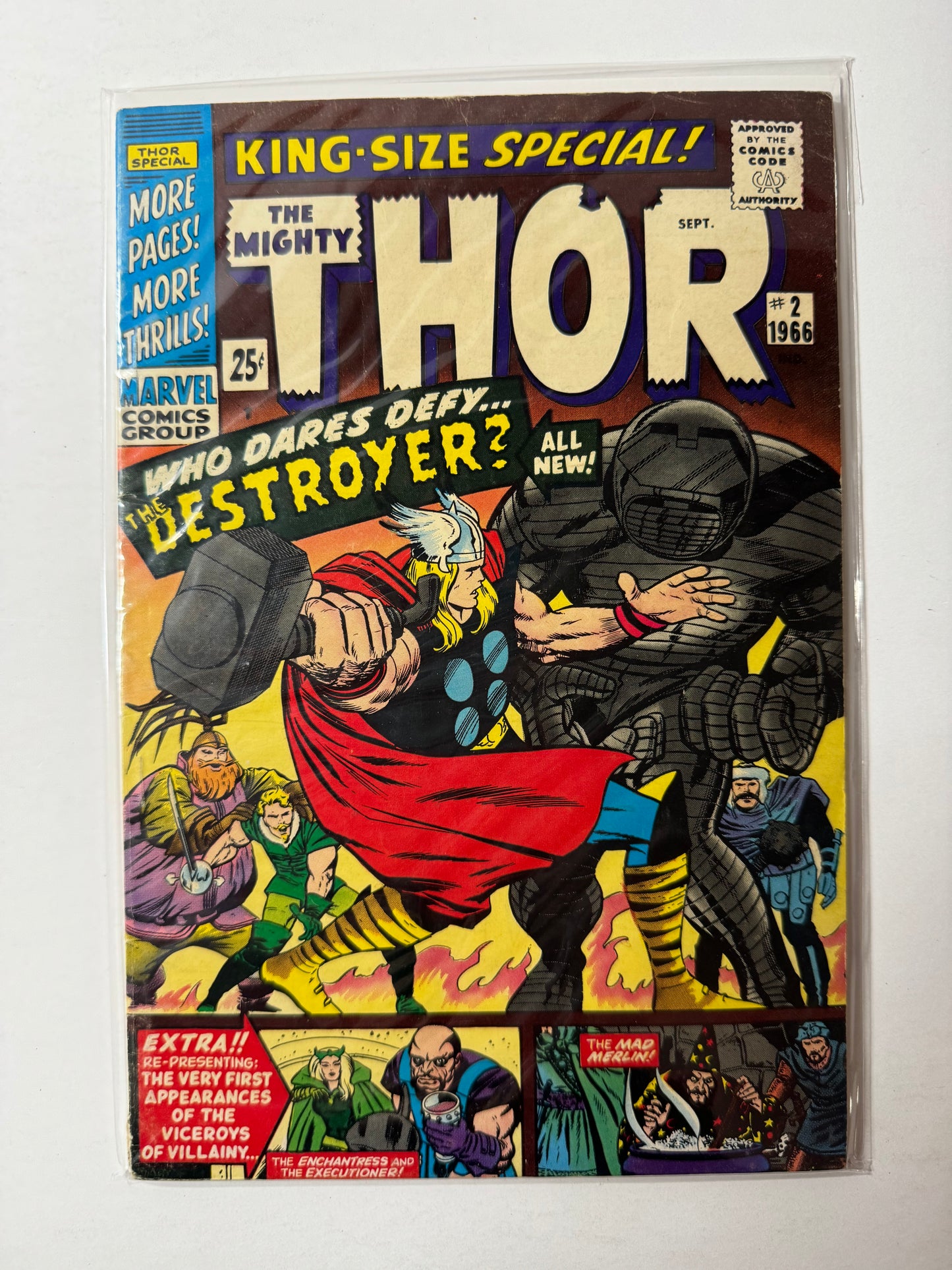 Thor King Size Special 2 (Marvel 1966) Destroyer, Jack Kirby, Silver Age