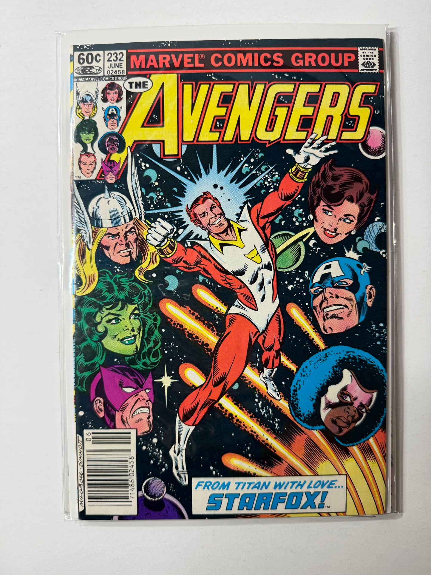 Avengers 232 (Marvel 1983) 1st Appearance of Eros as Starfox - VF